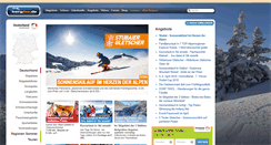 Desktop Screenshot of bergfex.de