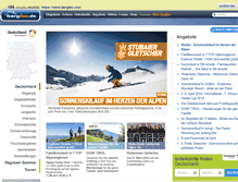 Tablet Screenshot of bergfex.de