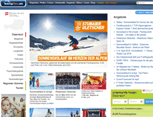 Tablet Screenshot of bergfex.at