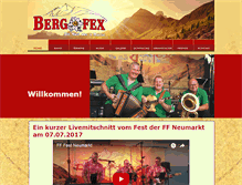 Tablet Screenshot of bergfex.biz